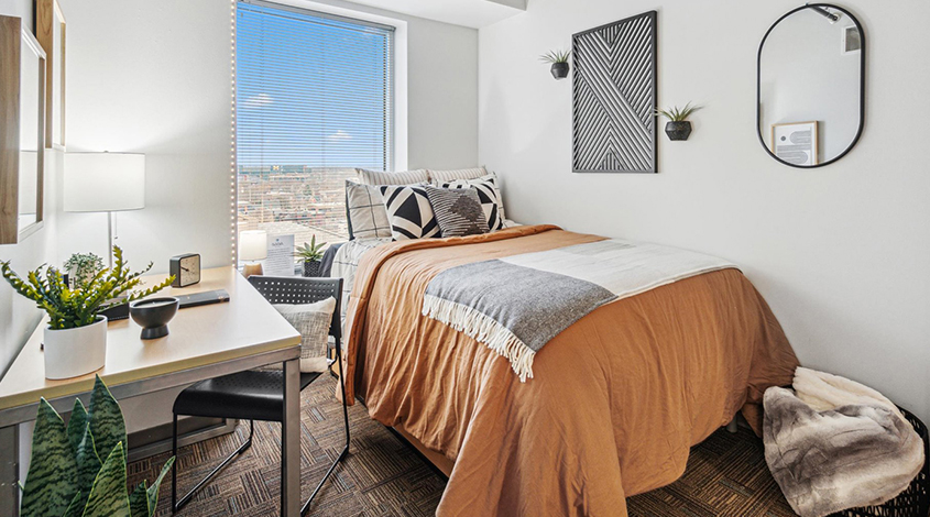 furnished bedroom