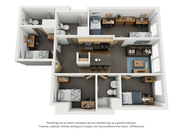 D2 Floor plan