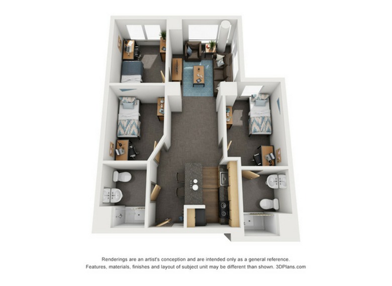 C1 Floor plan